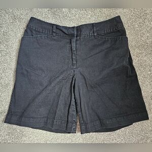 Black Cotton Chinos 8P Togo 97% Cotton 7.5" Inseam Medium Rise